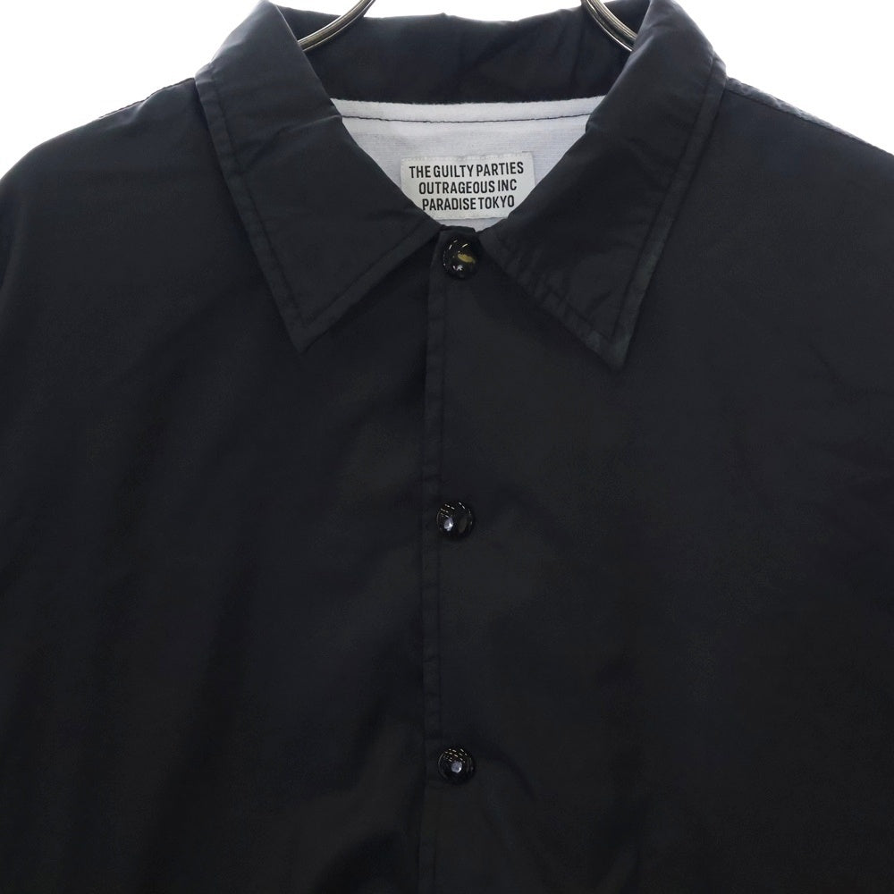 WACKO MARIA(ワコマリア) 23AW COACH JACKET コーチジャケット ブラック 23FWE-WMO-BL01