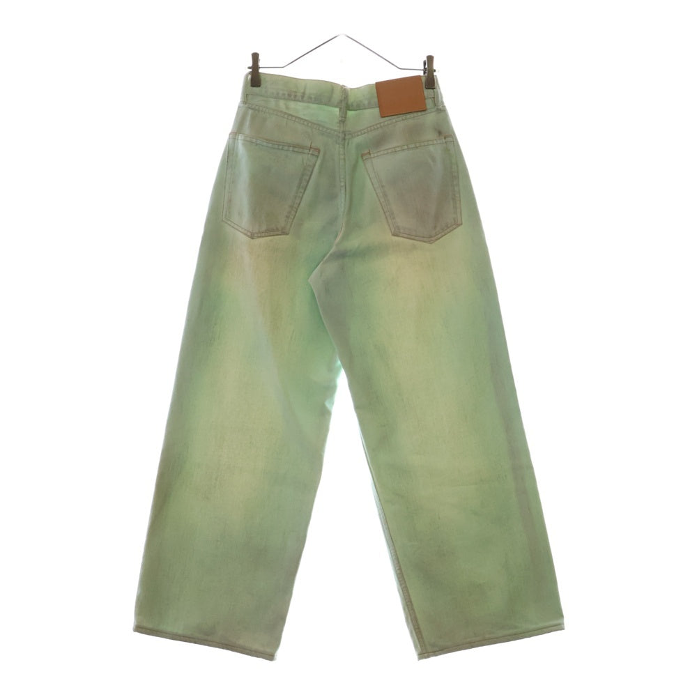 Acne Studios(アクネ ストゥディオズ) 25SS FN TRAFFIC MINT GLOW バギーフィットジーンズ デニムパンツ グリーン 1981M