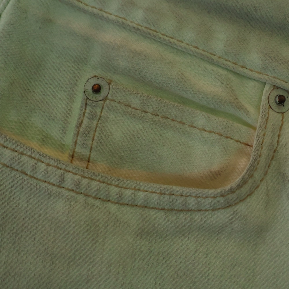 Acne Studios(アクネ ストゥディオズ) 25SS FN TRAFFIC MINT GLOW バギーフィットジーンズ デニムパンツ グリーン 1981M