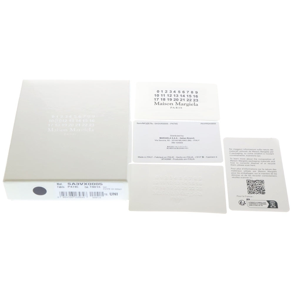 Maison Margiela 11(メゾンマルジェラ11) レザーカードケース 名刺入れ ブラック SA3VX0005 P4745