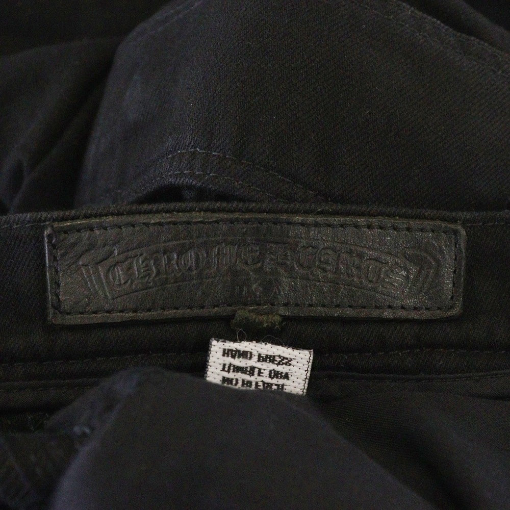 CHROME HEARTS(クロムハーツ) FLEURKNEE FATIGUE PANTS フレアニー ファティーグ カーゴパンツ ブラック/シルバー