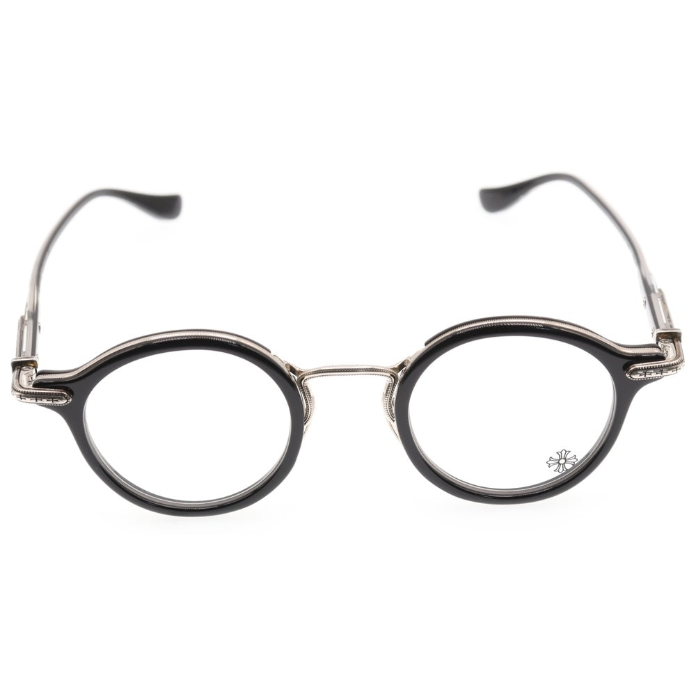 CHROME HEARTS(クロムハーツ) BRA-GILE ブラジル ラウンドサングラス メガネ ブラック/シルバー