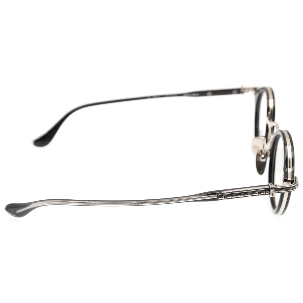 CHROME HEARTS(クロムハーツ) BRA-GILE ブラジル ラウンドサングラス メガネ ブラック/シルバー