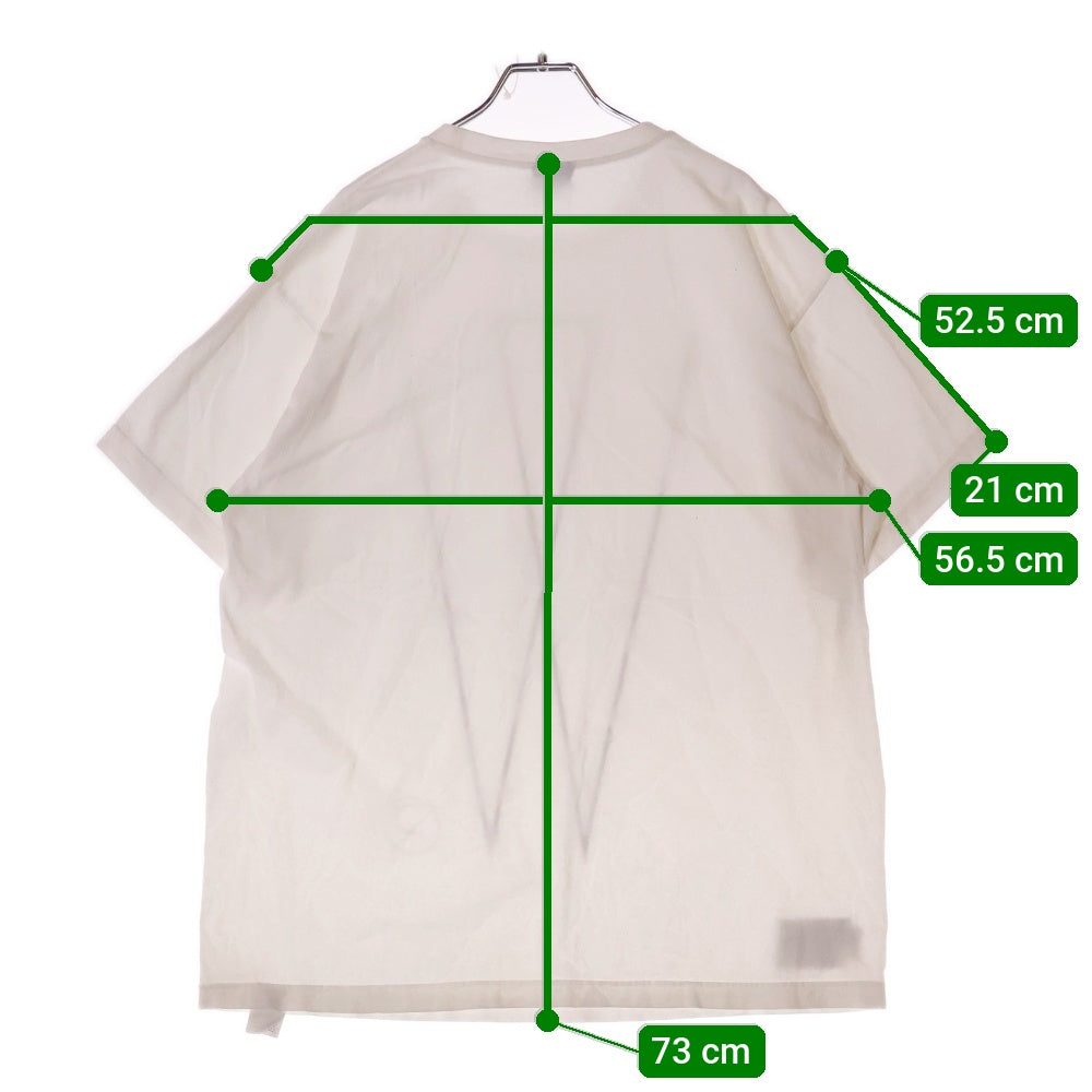 WTAPS(ダブルタップス) 24SS VV/SS/COTTON フロントプリント 半袖Tシャツ カットソー ホワイト 241ATDT-STM09S