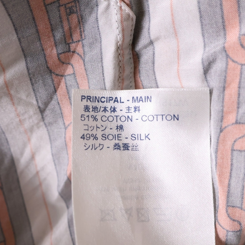 LOUIS VUITTON(ルイヴィトン) 19AW 総柄 チェーンデザイン シルク混 長袖シャツ マルチカラー RM192M NLJ HHS17W