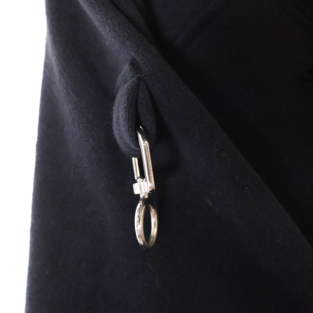RAF SIMONS(ラフシモンズ) 23SS フィリップ・ヴァンデンベルク フーデッド バックプリント スウェットパーカー ブラック 231-184A 19004-0099