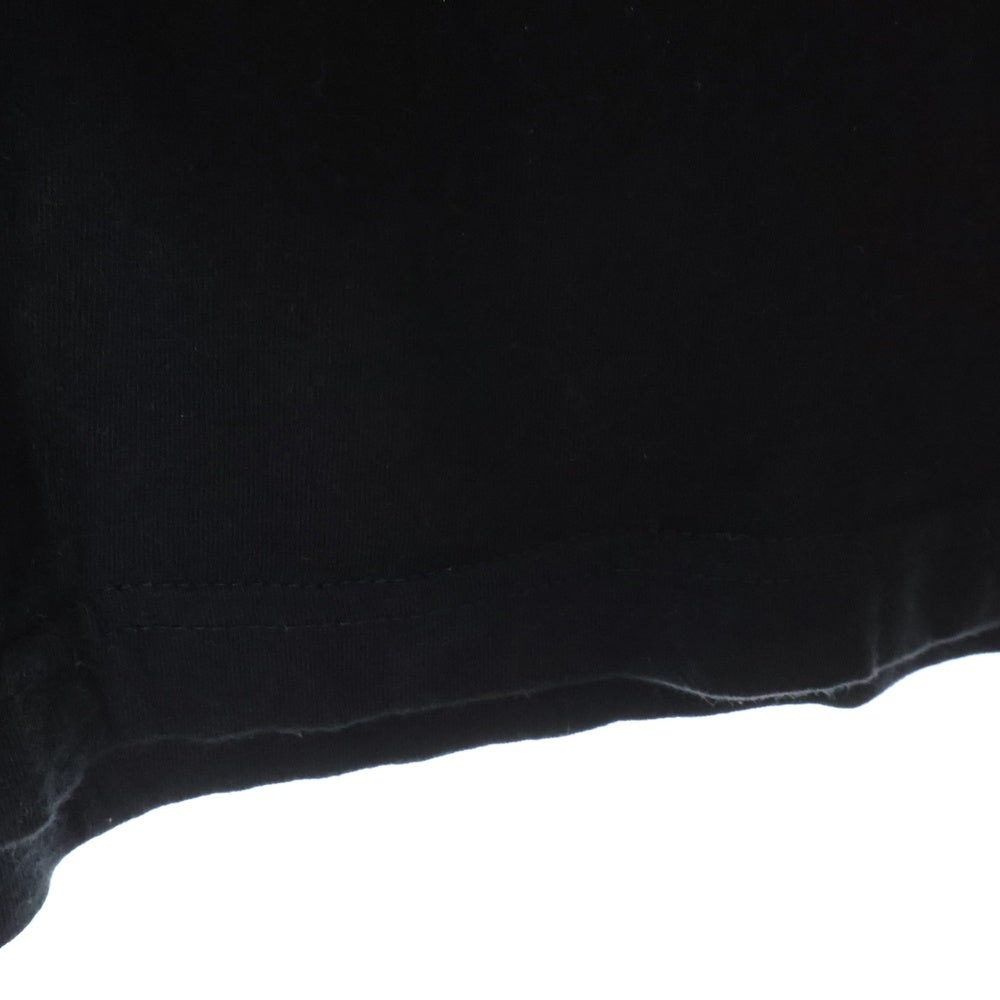 CHROME HEARTS(クロムハーツ) CH T-SHRT 1 ネックロゴプリント クルーネック半袖Tシャツカットソー ブラック/イエロー