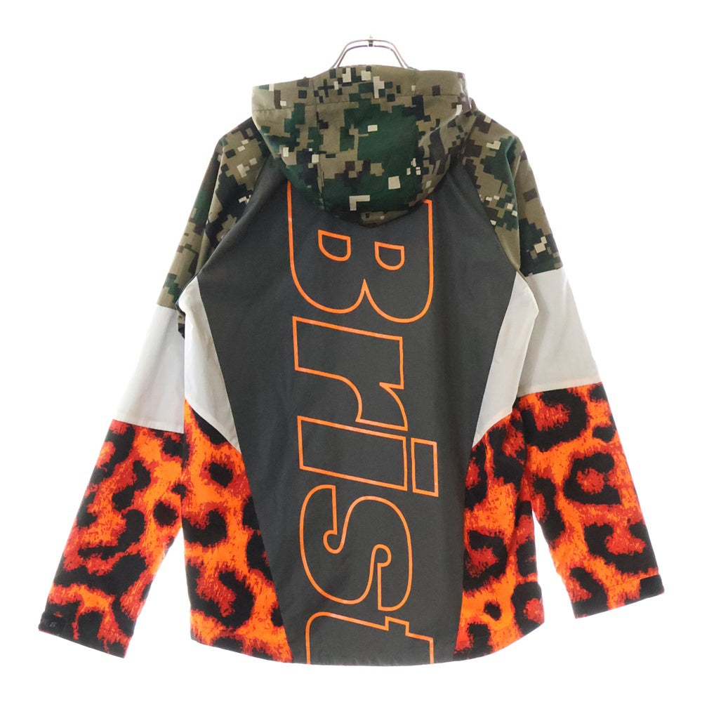 F.C.R.B./F.C.Real Bristol/FCRB(エフシーアールビー/エフシーレアルブリストル) 19AW × SOPH MULTI PATTERN TRAINING JACKET ソフ マルチパターン トレーニングジャケット レッド/ブラック FCRB-192030