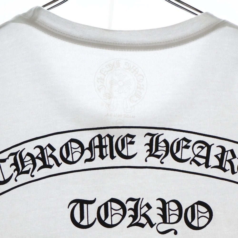 CHROME HEARTS(クロムハーツ) CH T-SHRT TOKYO LTD 東京限定バックプリント 半袖Tシャツ カットソー ホワイト