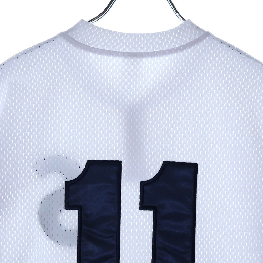 SUPREME(シュプリーム) 25SS S Logo Baseball Henleyメッシュ Sロゴ ベースボール ヘンリー ネック Tシャツ カットソー ホワイト