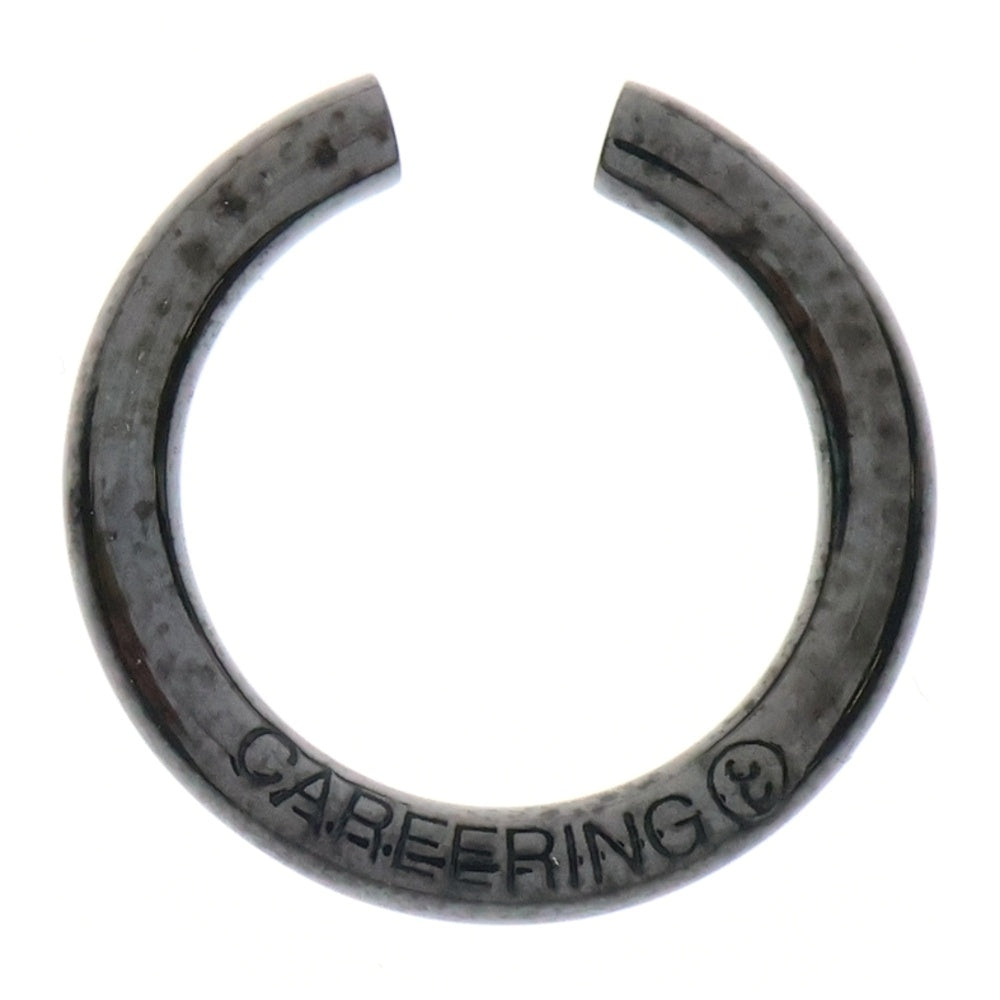 CAREERING(キャリアリング) EAR CUFF 103 (BK) フープ イヤーカフ ブラック EC103B