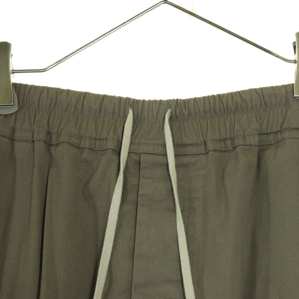 Rick Owens(リックオウエンス) 22AW STROBE期 CARGO LONG サルエル ドローコード カーゴ ロングパンツ ブラウン RU02B2379-TE