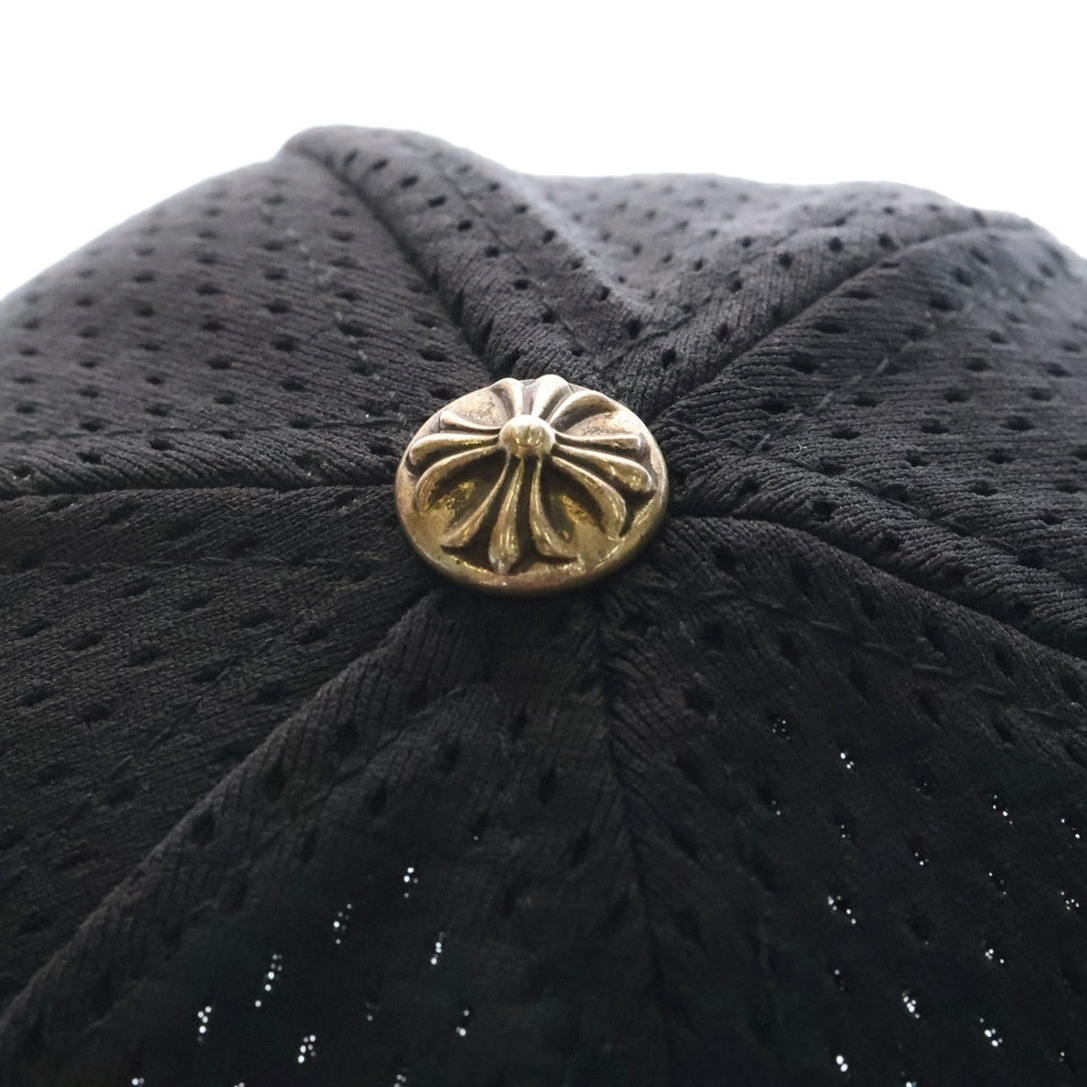 CHROME HEARTS(クロムハーツ) TRUCKER MESH BASEBALL CAP トラッカー メッシュキャップ ホースシュー 帽子 ブラック/ホワイト