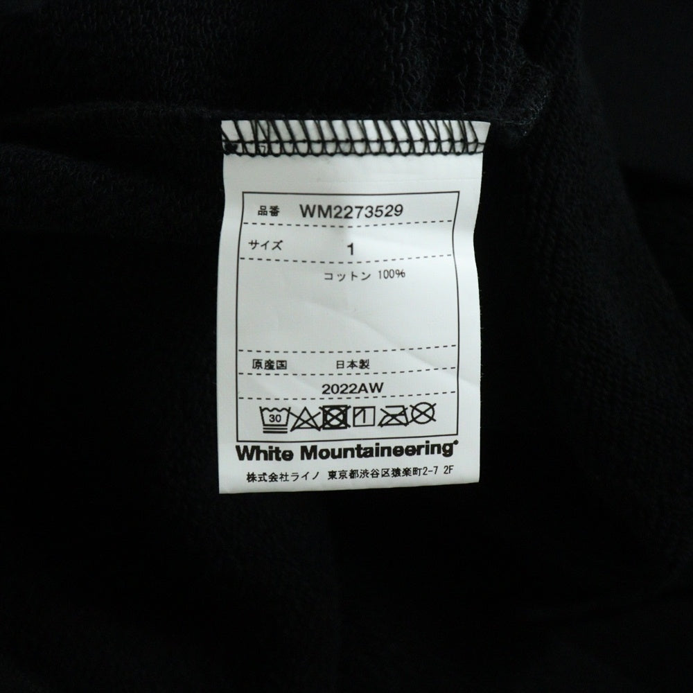 F.C.R.B.(エフシーアールビー) 22AW×White Mountaineering ホワイトマウンテニアリング プリント プルオーバーパーカー フーディー ブラック WM2273529