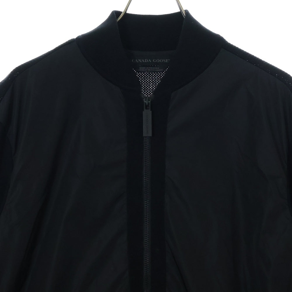 CANADA GOOSE(カナダグース) WINDBRIDGE FULL ZIP SWEATER ナイロン切替 ウィンドブリッジ ジップアップジャケット ブラック 6934M