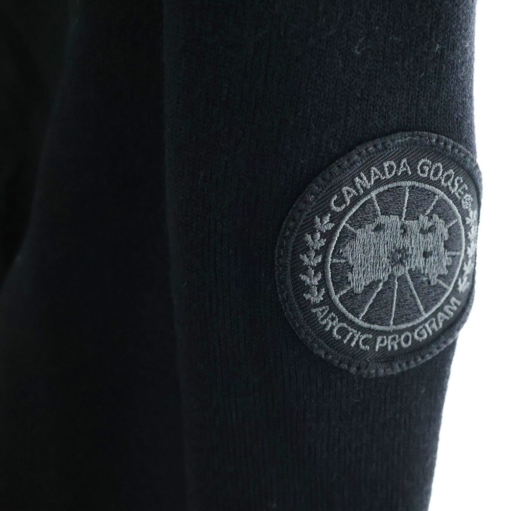 CANADA GOOSE(カナダグース) WINDBRIDGE FULL ZIP SWEATER ナイロン切替 ウィンドブリッジ ジップアップジャケット ブラック 6934M