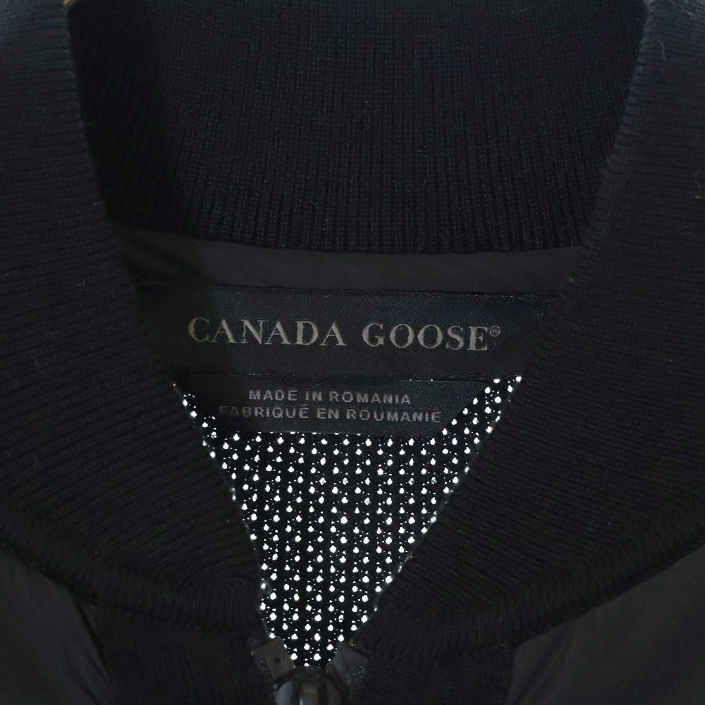 CANADA GOOSE(カナダグース) WINDBRIDGE FULL ZIP SWEATER ナイロン切替 ウィンドブリッジ ジップアップジャケット ブラック 6934M