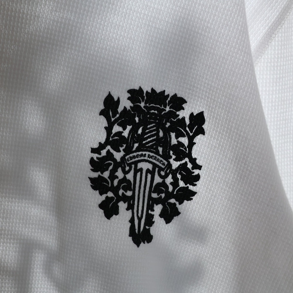 CHROME HEARTS(クロムハーツ) THERMAL L/S VINE DAGGER ヴァインダガー バックプリント サーマル 長袖Tシャツ カットソー ホワイト