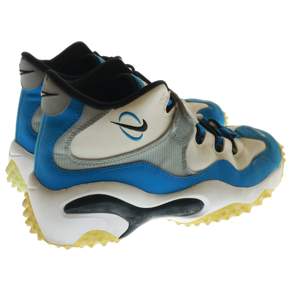 NIKE(ナイキ) AIR ZOOM TURF BARRY SANDERS 644104-100 エアズーム ターフ バリー サンダース ハイカットスニーカー ブルー/ホワイト US8.5/26.5cm