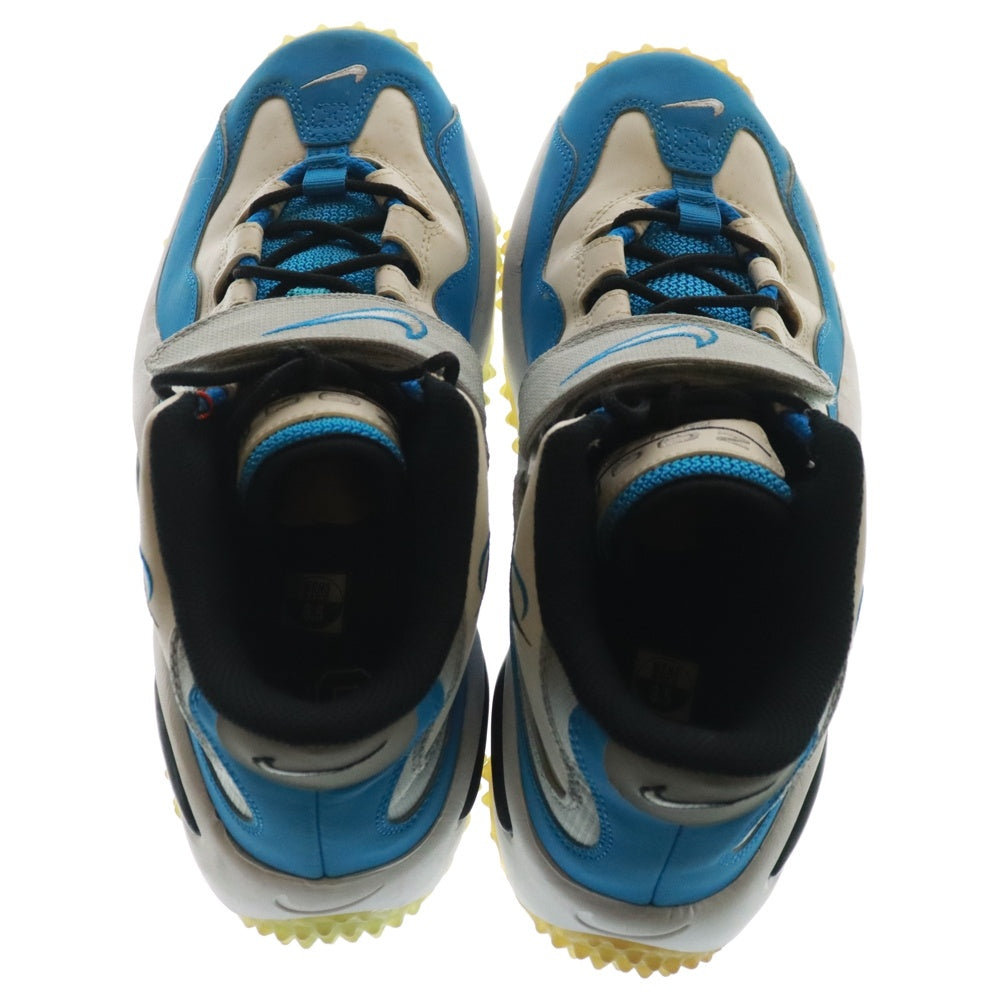 NIKE(ナイキ) AIR ZOOM TURF BARRY SANDERS 644104-100 エアズーム ターフ バリー サンダース ハイカットスニーカー ブルー/ホワイト US8.5/26.5cm