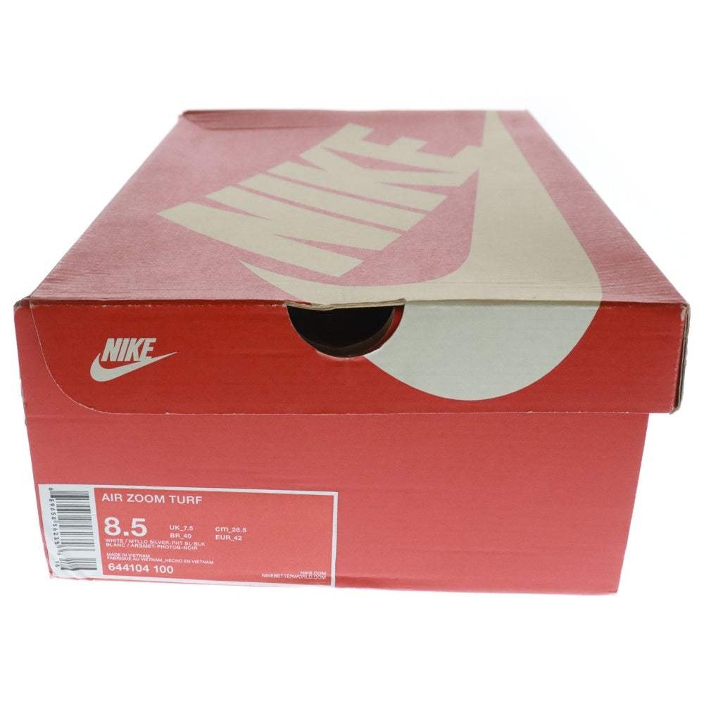 NIKE(ナイキ) AIR ZOOM TURF BARRY SANDERS 644104-100 エアズーム ターフ バリー サンダース ハイカットスニーカー ブルー/ホワイト US8.5/26.5cm