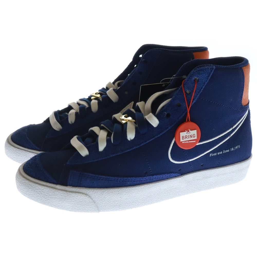 NIKE(ナイキ) BLAZER MID 77 SE DEEP ROYAL BLUE/WHITE DC3433-400 ブレーザー ミッド '77 SE ディープロイヤル ミッドカットスニーカー ブルー/ホワイト US9/27cm