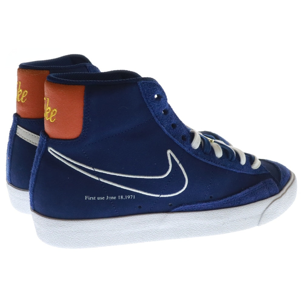 NIKE(ナイキ) BLAZER MID 77 SE DEEP ROYAL BLUE/WHITE DC3433-400 ブレーザー ミッド '77 SE ディープロイヤル ミッドカットスニーカー ブルー/ホワイト US9/27cm