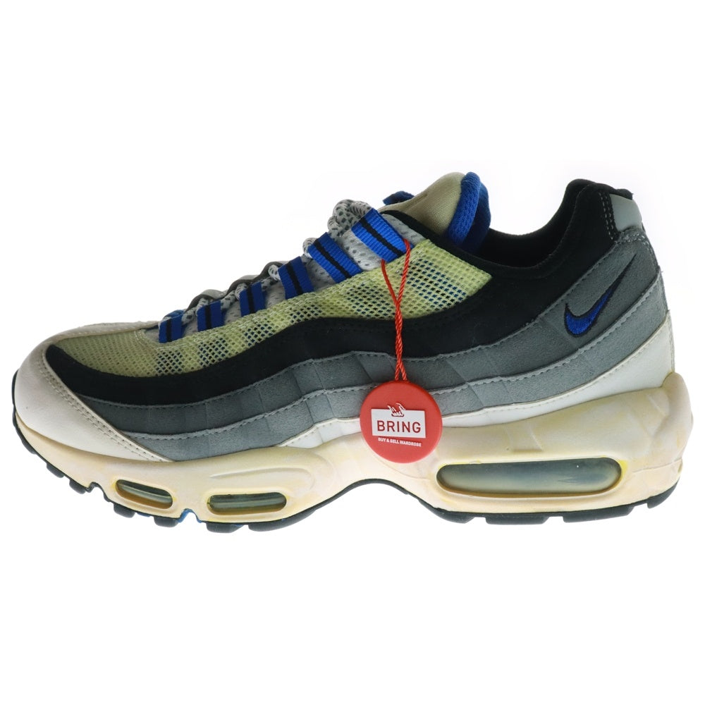 NIKE(ナイキ) AIR MAX 95 609048-108 エアマックス 95 ローカットスニーカー ホワイト/ブルー US8.5/26.5cm