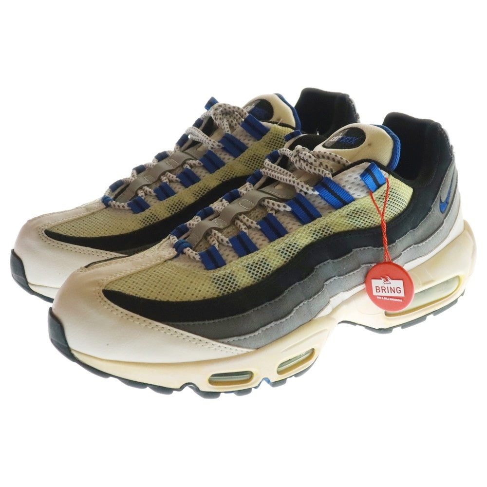 NIKE(ナイキ) AIR MAX 95 609048-108 エアマックス 95 ローカットスニーカー ホワイト/ブルー US8.5/26.5cm