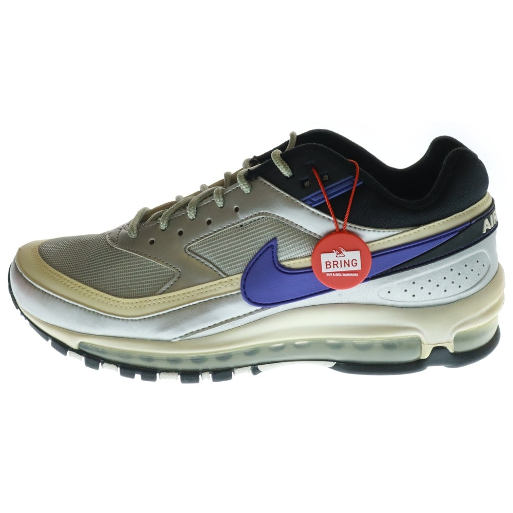 NIKE(ナイキ) AIR MAX 97/BW PERSIAN VIOLET AO2406-002 エアマックス97 BW メタリックシルバー/ペルシアン シルバー/パープル US8.5/26.5cm ローカットスニーカー