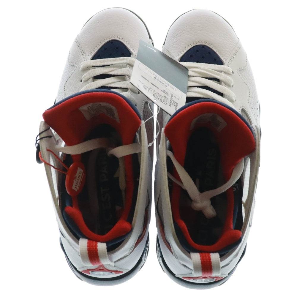 NIKE(ナイキ) × PSG AIR JORDAN 7 RETRO CZ0789-105 パリサンジェルマン エアジョーダン7 レトロ ハイカットスニーカー ホワイト US8.5/26.5cm