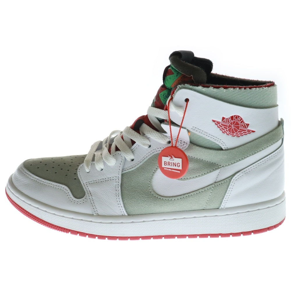 NIKE(ナイキ) AIR JORDAN 1 HIGH ZOOM COMFORT HARE CT0978-100 エアジョーダン1 ハイ ズーム コンフォート ヘア ハイカットスニーカー ホワイト US10/28cm