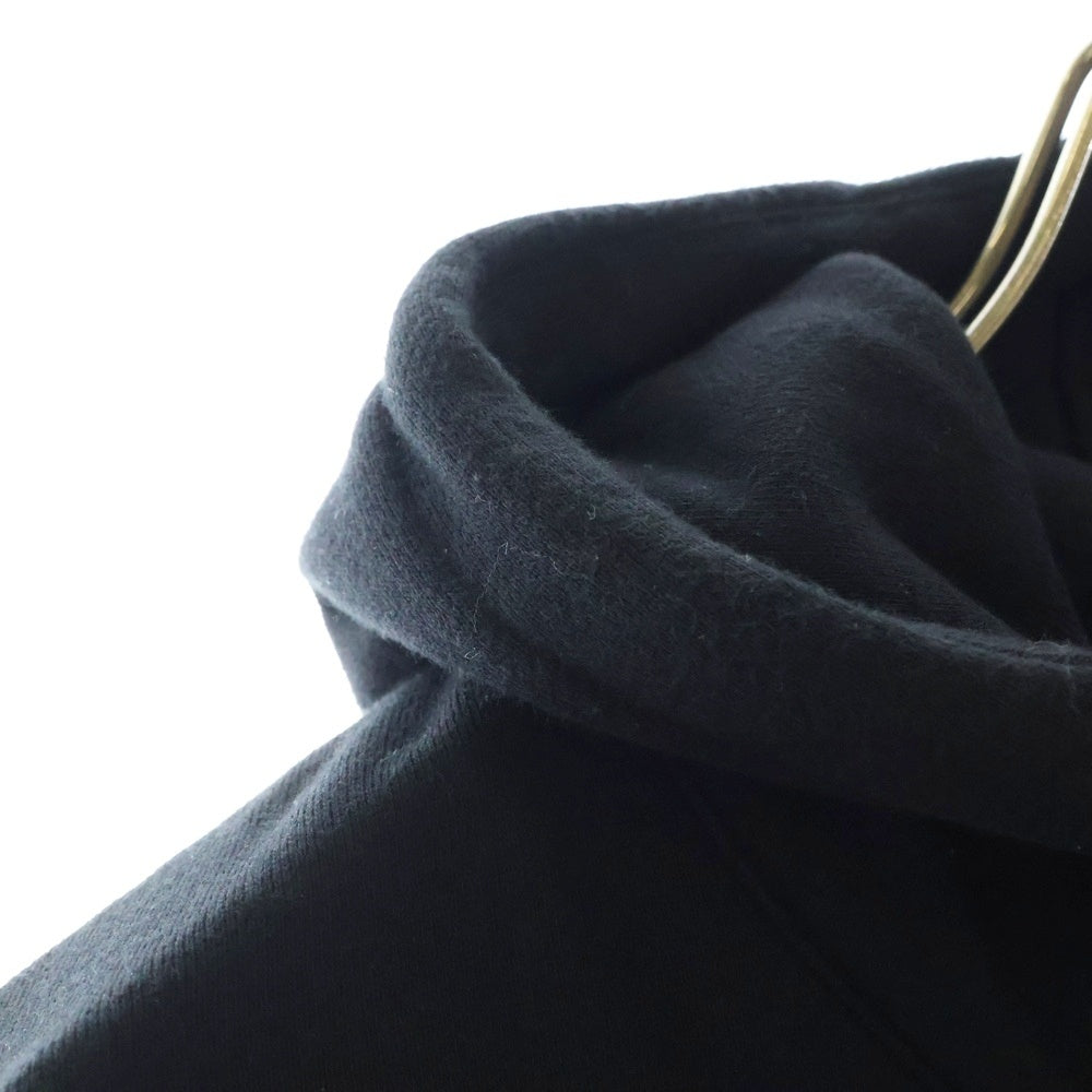 WILDSIDE YOHJI YAMAMOTO(ワイルドサイド ヨウジ ヤマモト) Embroidery Dahlia Zip Hoodie フロント刺繍 ジップアップパーカー フーディー ブラック WS-T79-006