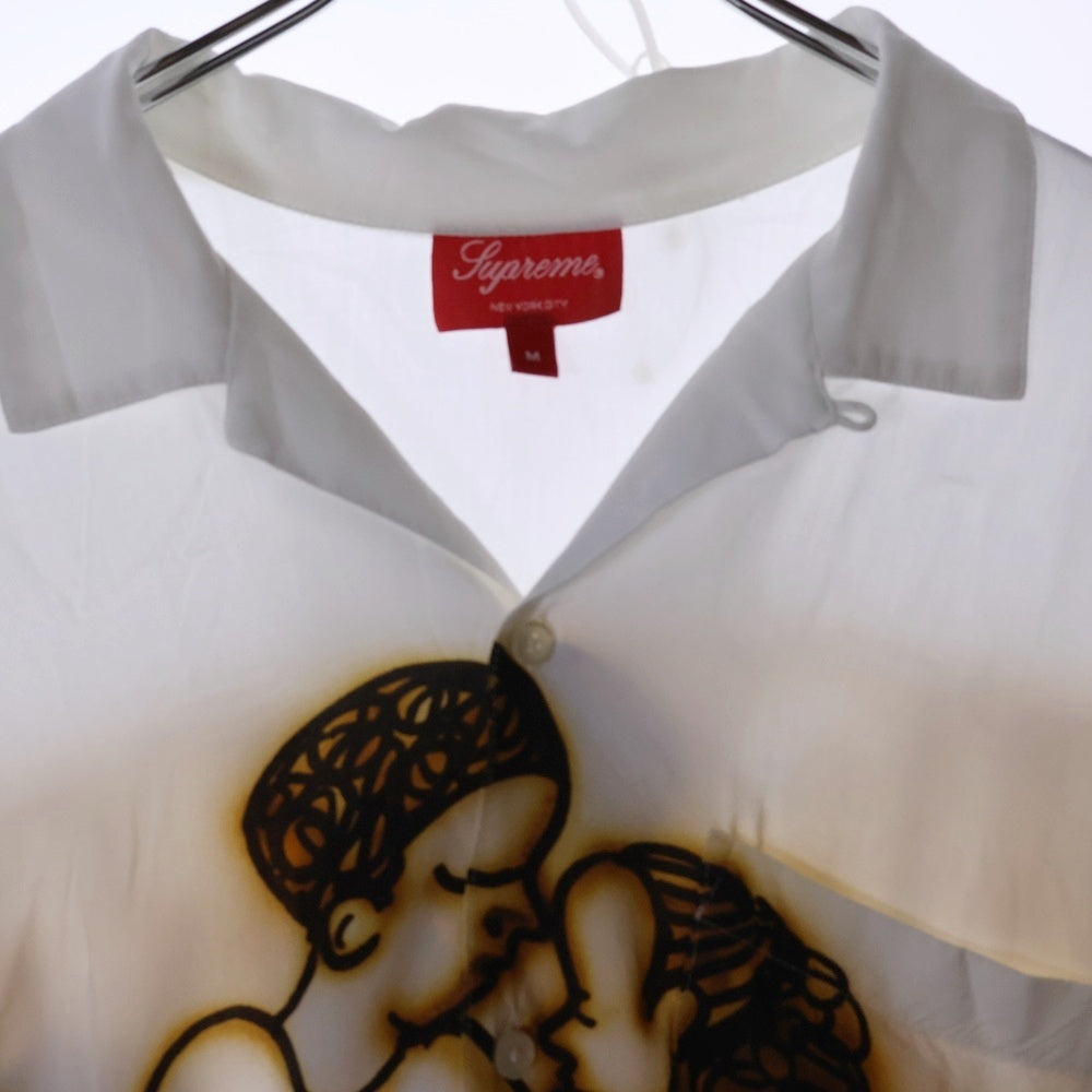 SUPREME(シュプリーム) 21SS Dancing Rayon S/S Shirt ダンシング レーヨン 半袖シャツ ホワイト