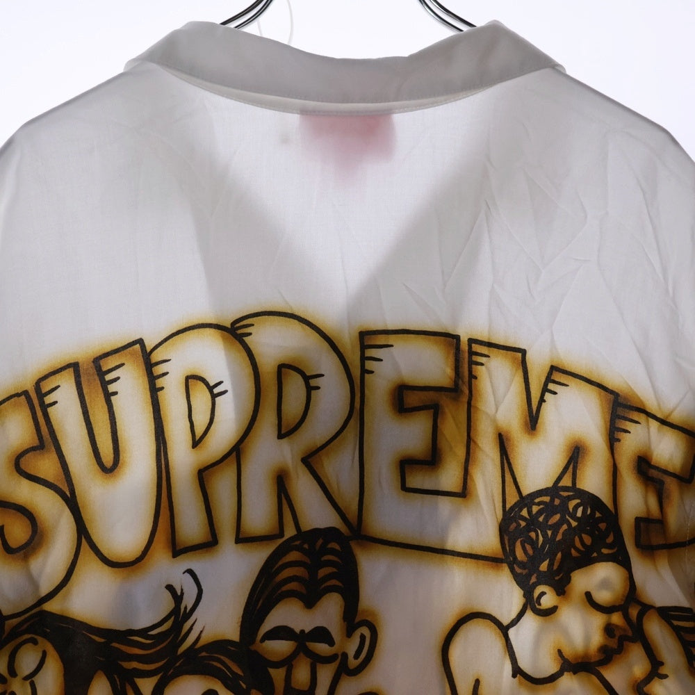 SUPREME(シュプリーム) 21SS Dancing Rayon S/S Shirt ダンシング レーヨン 半袖シャツ ホワイト