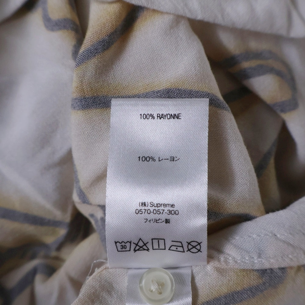 SUPREME(シュプリーム) 21SS Dancing Rayon S/S Shirt ダンシング レーヨン 半袖シャツ ホワイト