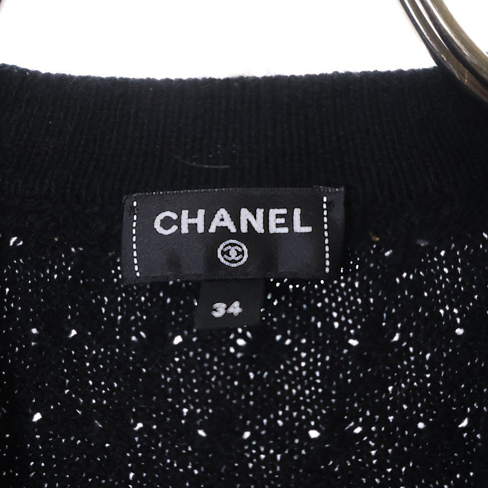 CHANEL(シャネル) ココマークボタン カーディガン カシミヤニット レディース ブラック P75677
