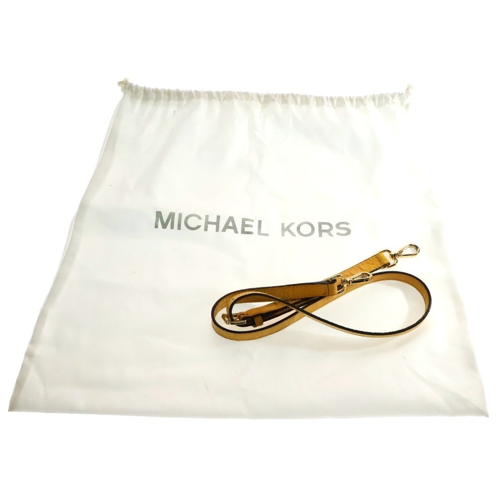 MICHAEL KORS(マイケルコース) クロコ型押し 2WAY ショルダーバッグ ハンドバッグ イエロー レディース 30H4GA1S3E