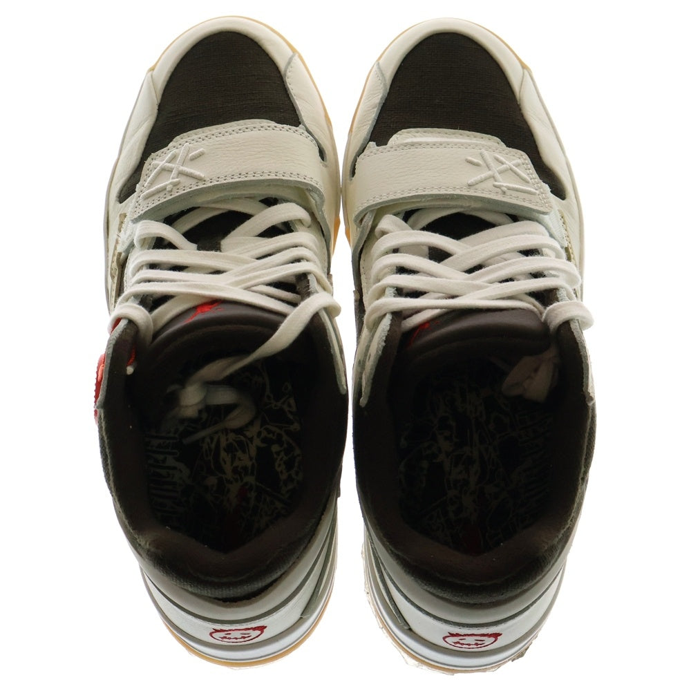 NIKE(ナイキ) ×TRAVIS SCOTT JORDAN JUMPMAN JACK FZ8117-100 トラヴィススコット ジョーダン ジャンプマン ローカットスニーカー ホワイト/ブラウン US10.5/28.5cm