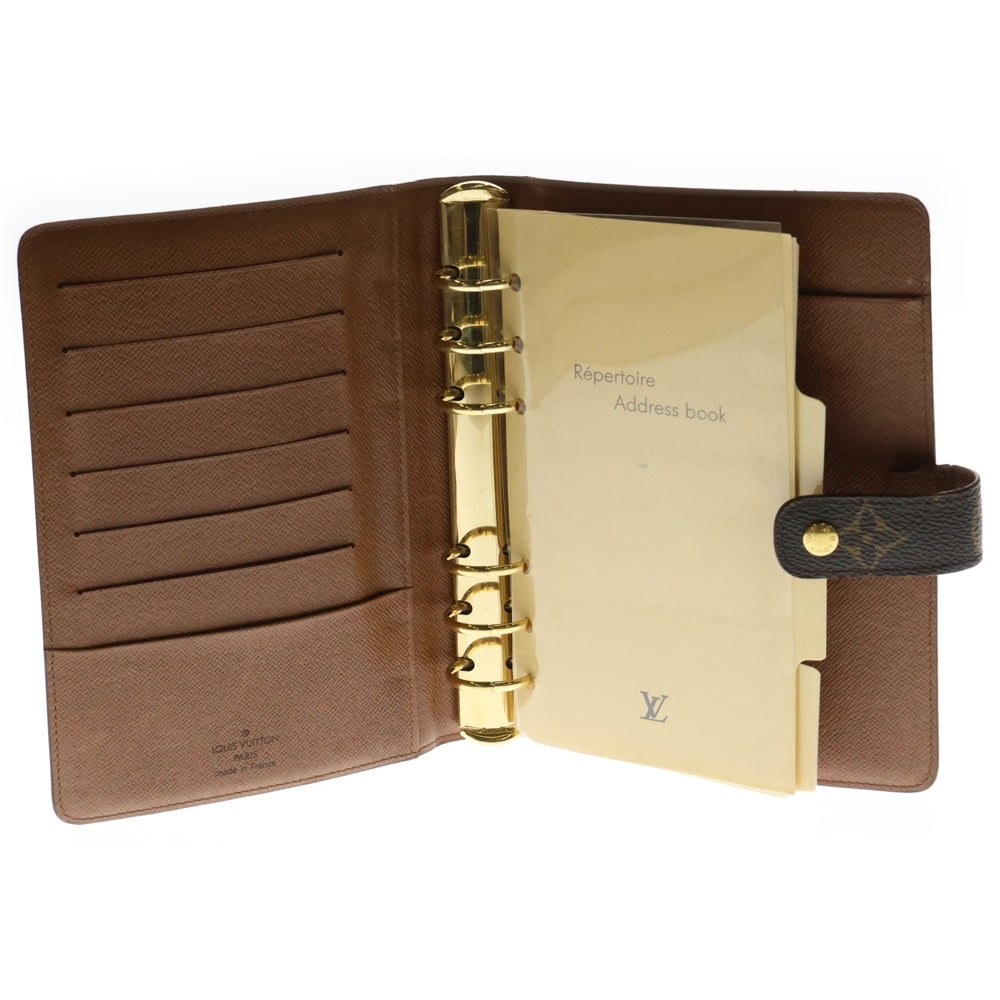 LOUIS VUITTON(ルイヴィトン) モノグラム アジェンダMM 手帳カバー ブラウン R20004