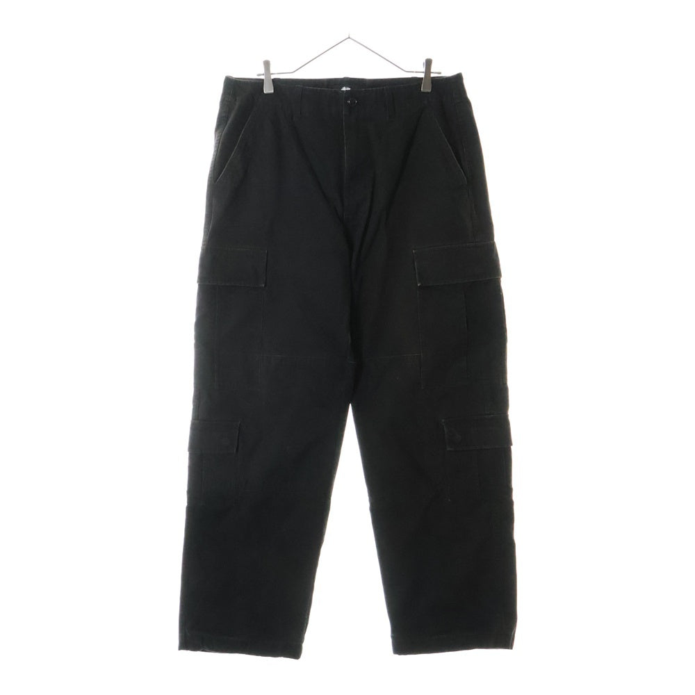 STUSSY(ステューシー) RIPSTOP SURPLUS CARGO リップストップ カーゴパンツ ブラック 116586