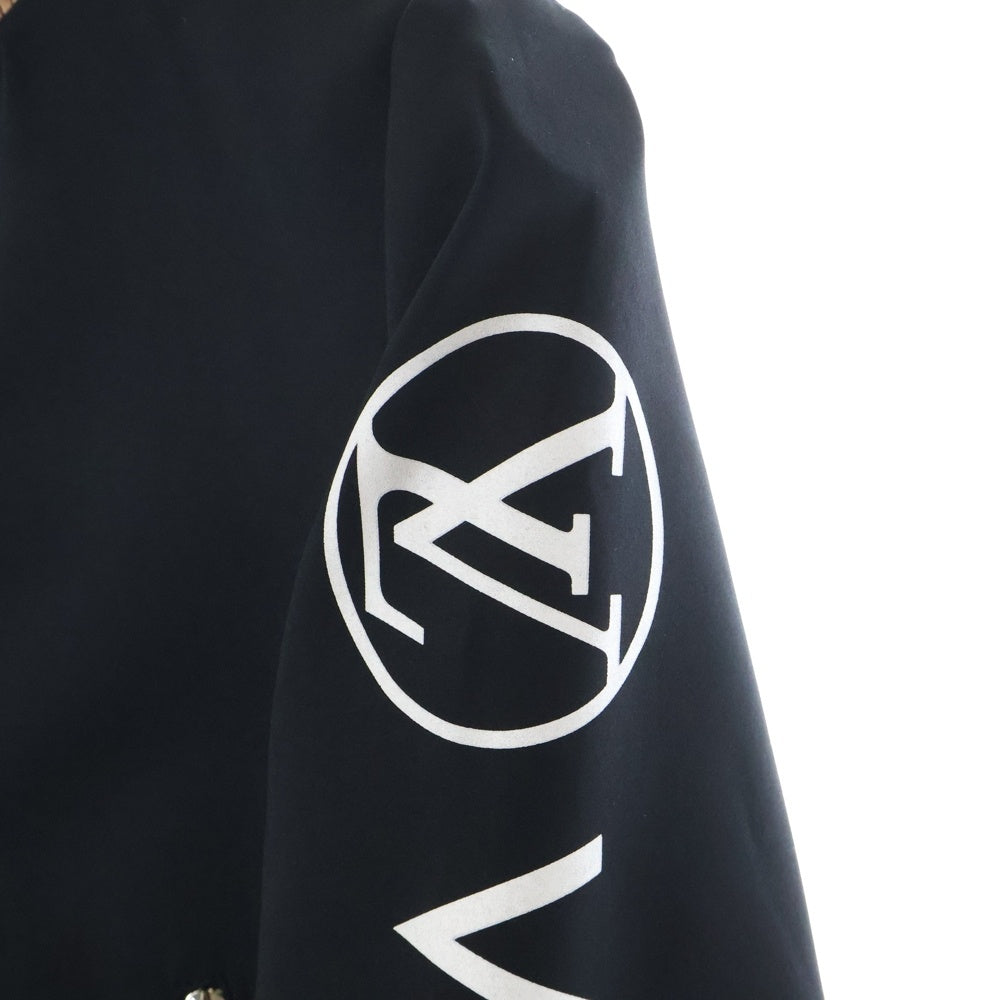 LOUIS VUITTON(ルイヴィトン) 21AW アームロゴ トラック ジャケット レディース ネイビー/ベージュ RW212W NHY FLJA22