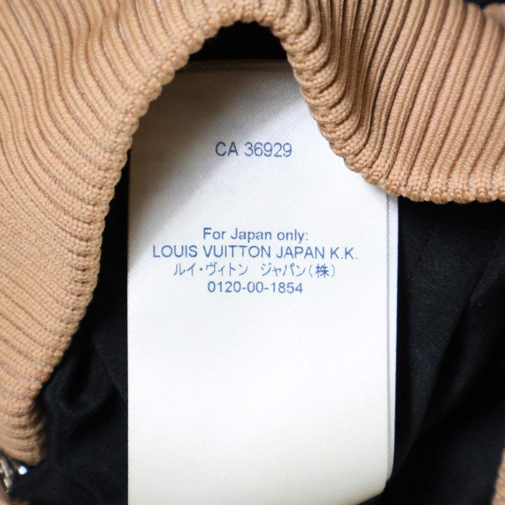 LOUIS VUITTON(ルイヴィトン) 21AW アームロゴ トラック ジャケット レディース ネイビー/ベージュ RW212W NHY FLJA22