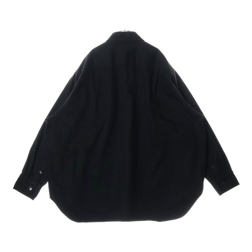 RAF SIMONS(ラフシモンズ) PIN OVERSIZED DENIM SHIRT オーバーサイズデニムシャツ ブラック 222-M243