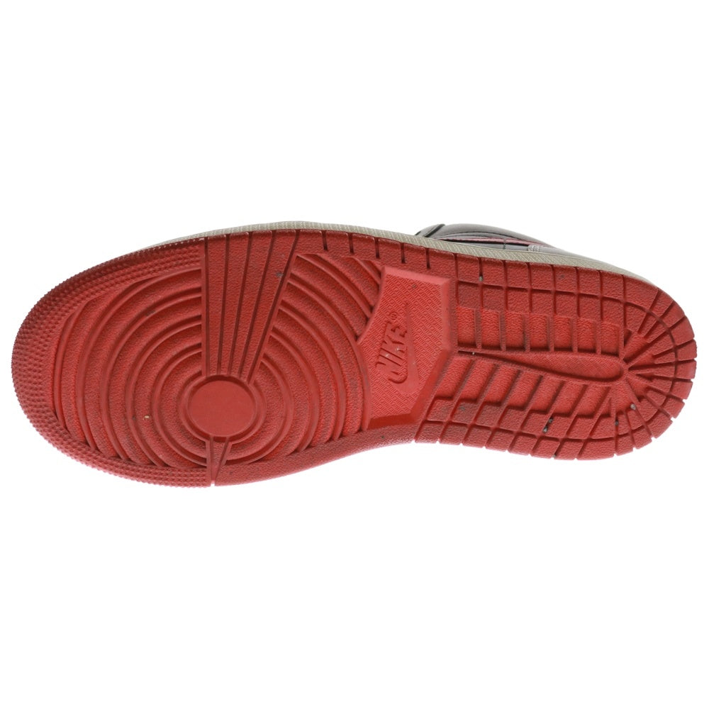 NIKE(ナイキ) AIR JORDAN 1 LOW 553558-060 エアジョーダン 1 ローカットスニーカー シューズ ブラック/グレー/レッド US7.5/25.5cm