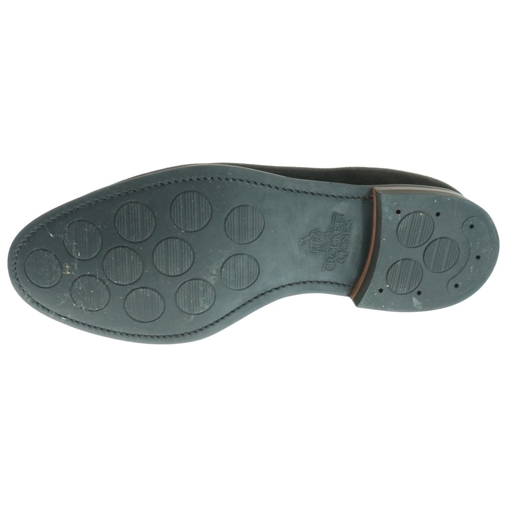 Crockett&Jones(クロケットアンドジョーンズ) CAVENDISH3 26212 スウェードレザー タッセルローファー ダークブラウン