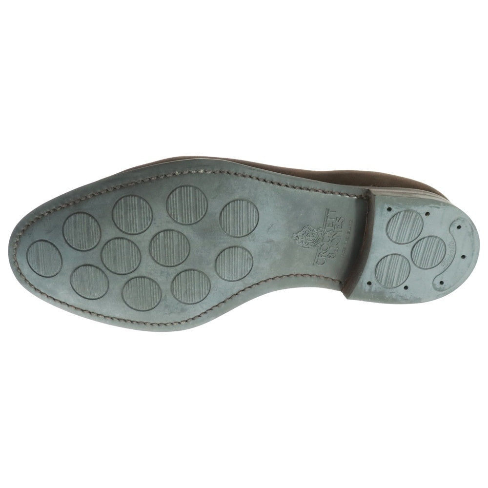 Crockett&Jones(クロケットアンドジョーンズ) CAVENDISH3 26212 スウェードレザー タッセルローファー ブラウン