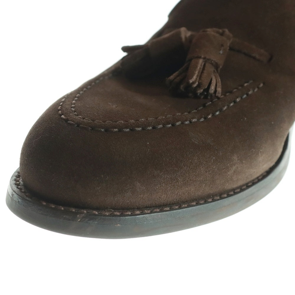 Crockett&Jones(クロケットアンドジョーンズ) CAVENDISH3 26212 スウェードレザー タッセルローファー ブラウン