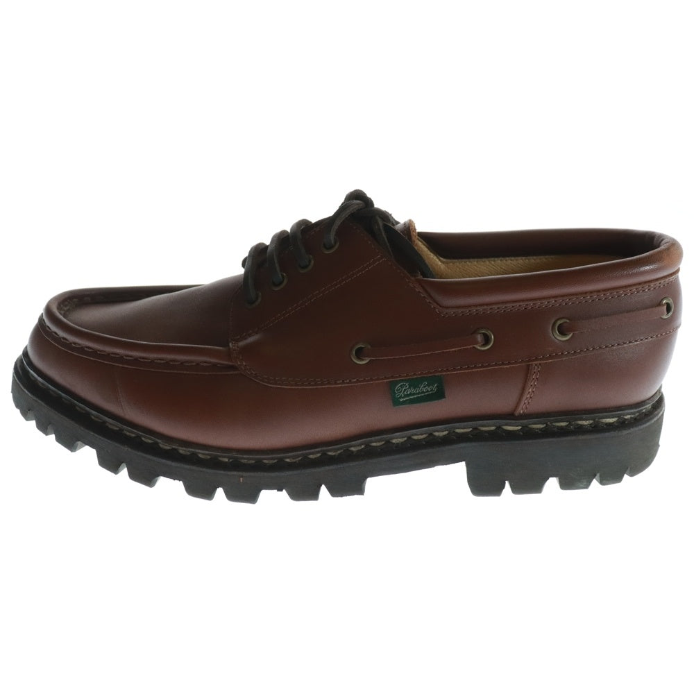 PARABOOT(パラブーツ) CHIMEY 86930 シメイ モカシン レザーデッキシューズ ブラウン