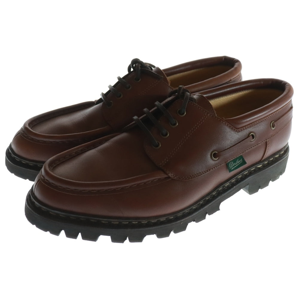 PARABOOT(パラブーツ) CHIMEY 86930 シメイ モカシン レザーデッキシューズ ブラウン
